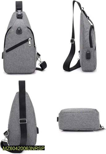 chest backpack ,Grey 