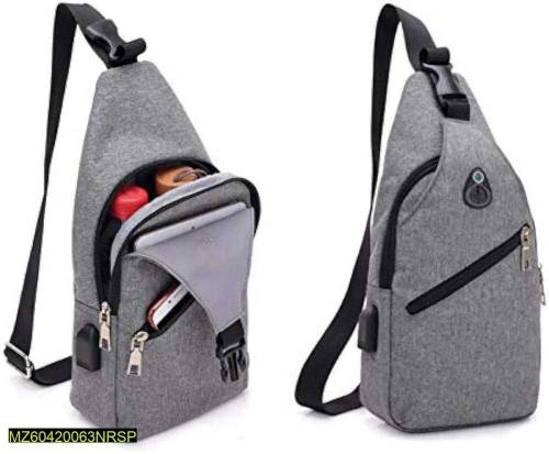 chest backpack ,Grey 