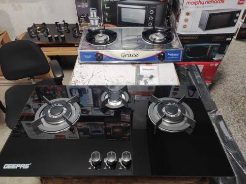GEEPAS Gas Stove Gk-6890 Three Burners
