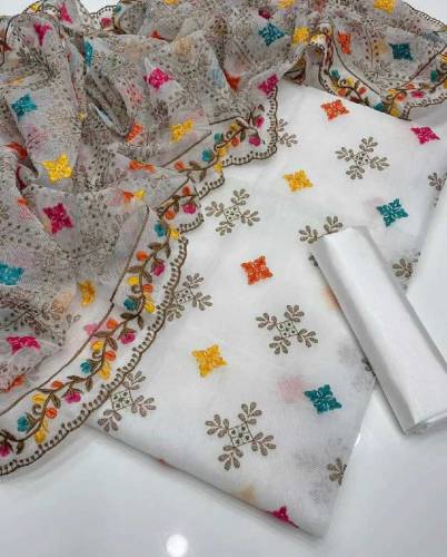 3pcs unstitched suite 