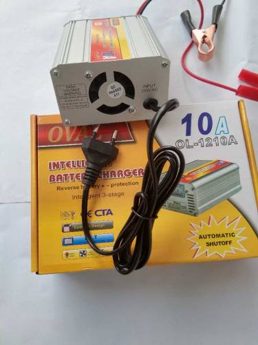 battery charger 10 ampere metal body oval company Bajaj 65 ampere batt