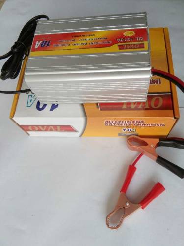 battery charger 10 ampere metal body oval company Bajaj 65 ampere batt