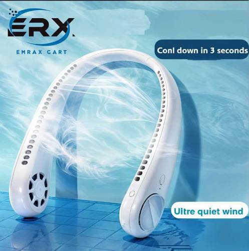 portable neckband fan 