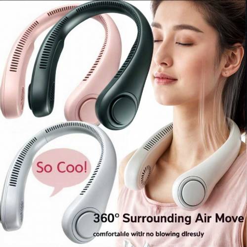 portable neckband fan 