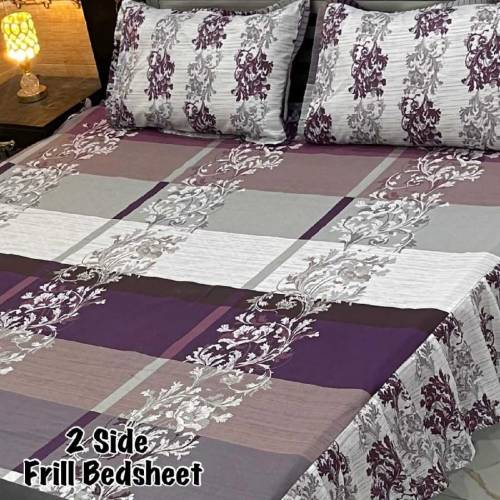 double sided frill bedsheets 