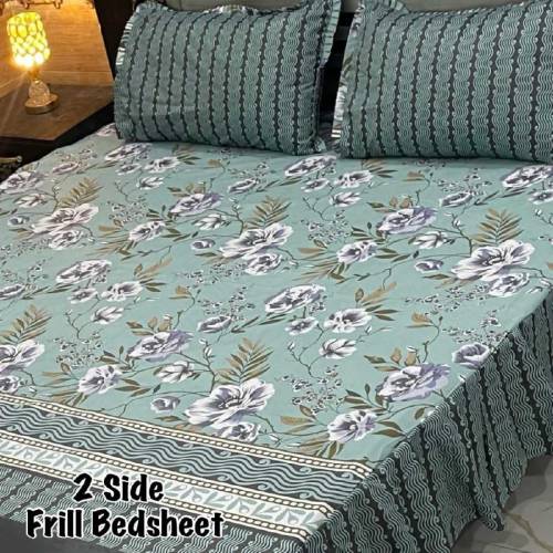double sided frill bedsheets 