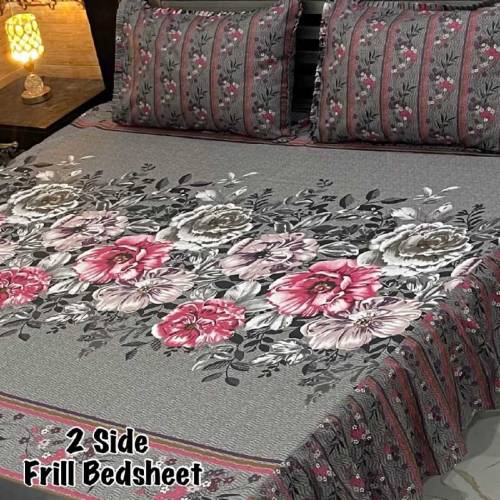 double sided frill bedsheets 