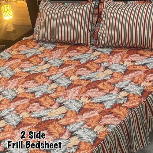double sided frill bedsheets 