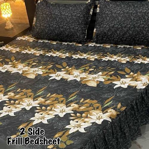 double sided frill bedsheets 