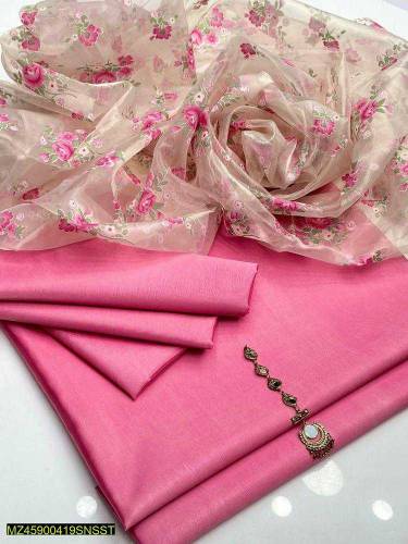 •  Fabric: Katan Silk•  Pattern: Plain•  Shirt Front - Pattern: Plain•
