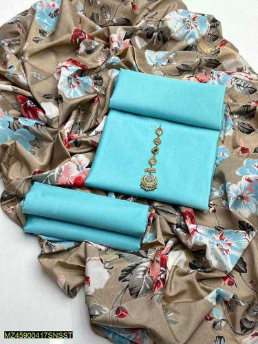 •  Fabric: Katan Silk•  Pattern: Plain•  Shirt Front - Pattern: Plain•