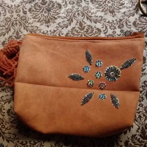 Hand Made Embroidery MOTi Purse