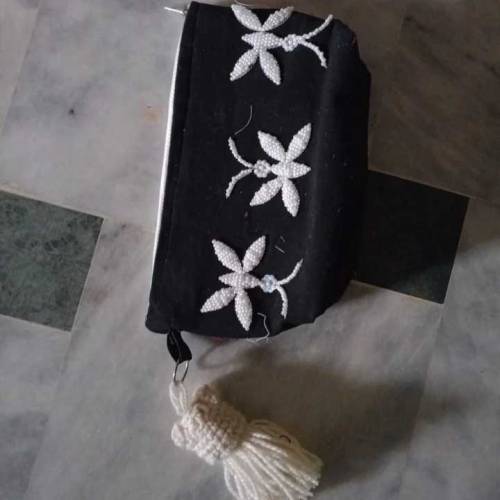 Hand Made Embroidery MOTi Purse