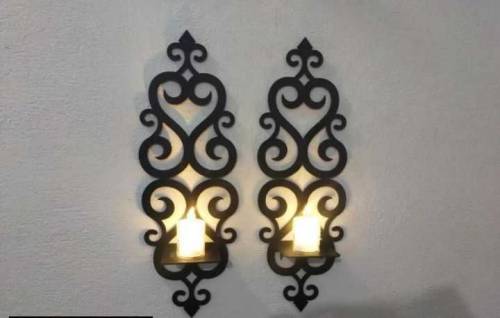 Beautiful wooden candle stand 
