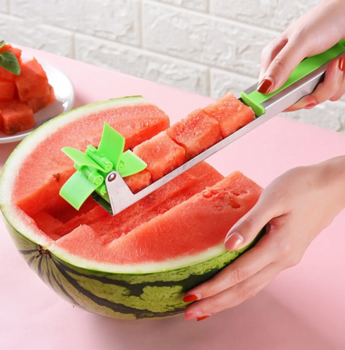 stainless steel watermelon cutter