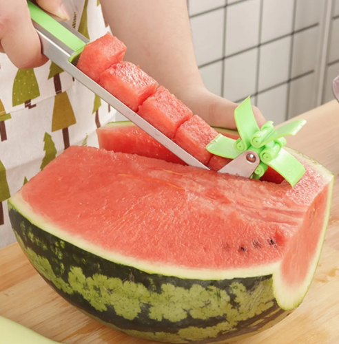 stainless steel watermelon cutter