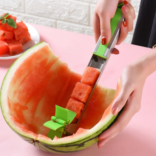 stainless steel watermelon cutter