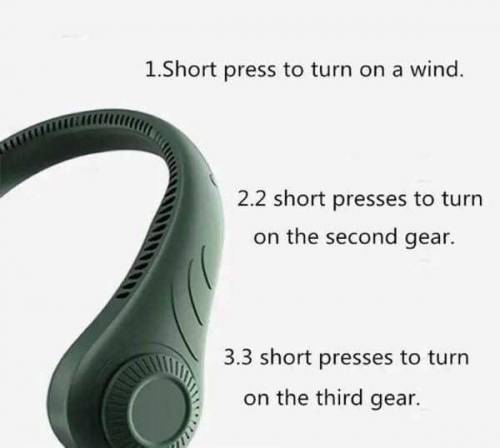 Mini Portable Rechargeable Neck Fan