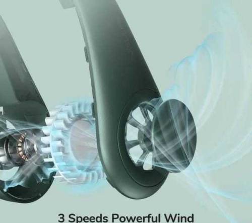 Mini Portable Rechargeable Neck Fan