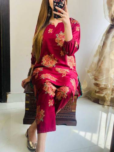 2pc dresss Arabic lown