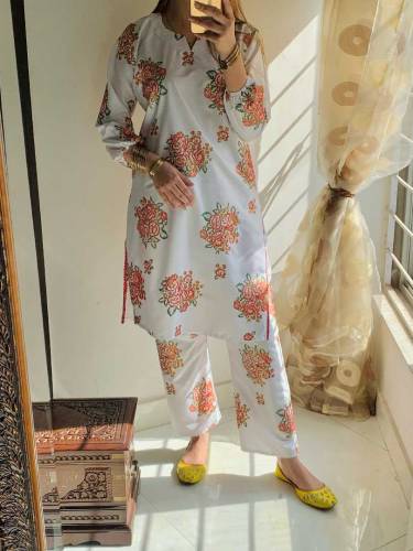 2pc dresss Arabic lown