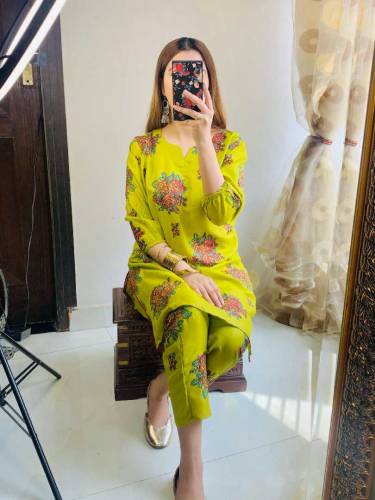 2pc dresss Arabic lown