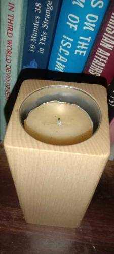 Wooden Candle 