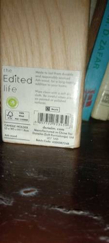 Wooden Candle 