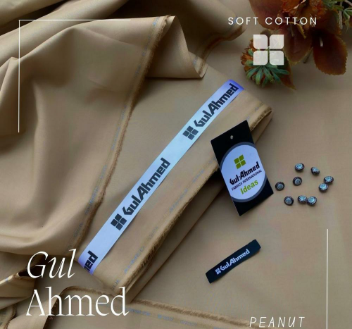 Men's Unstitched Cotton Plain Suit