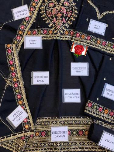 New shifon fully embroidery frock available 