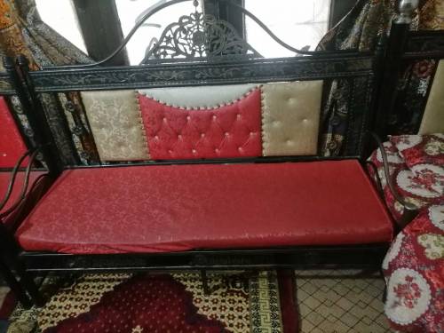 5 set of steel sofa..
