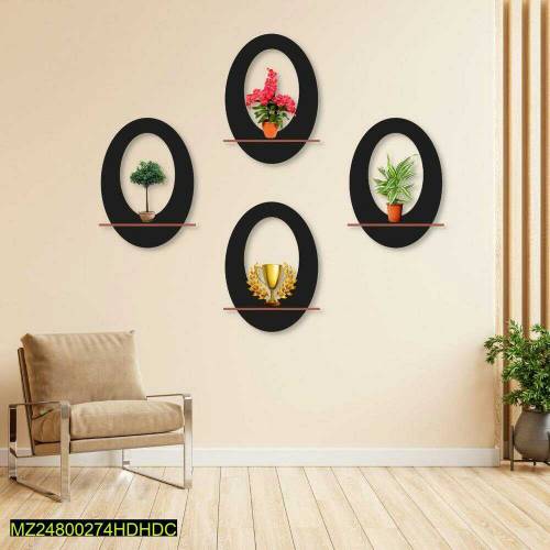oval wall hanging shevels