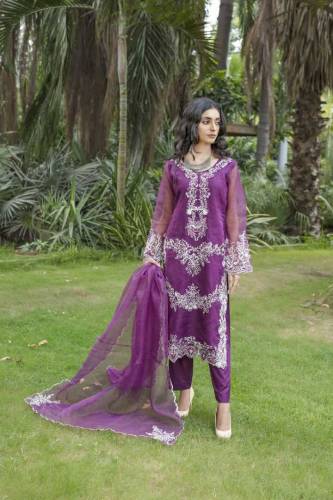 lawn fancy embroidery suits 
