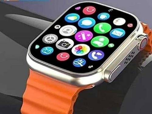 man smart watch