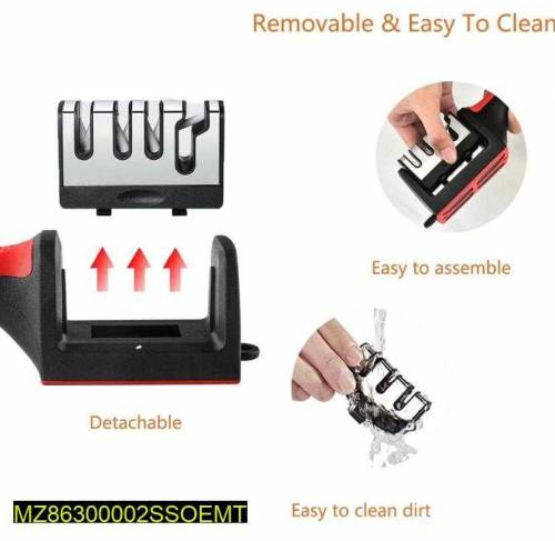 Professional Knife Sharpener, Non Slip Base-Fast Sharpening 