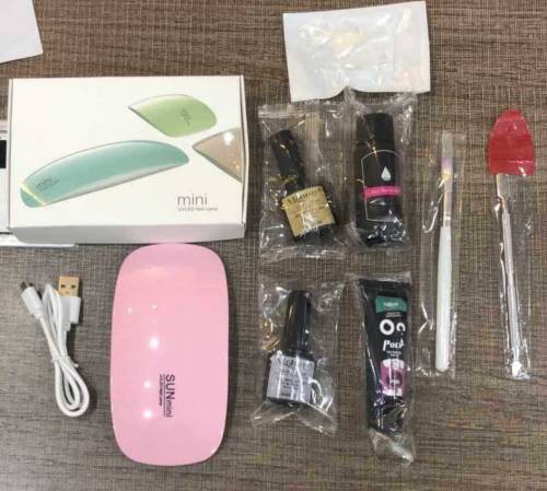 poly gel nail set
