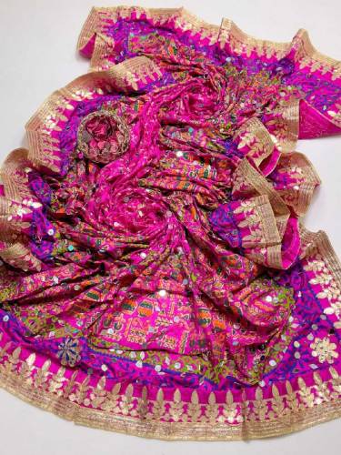 heavy mirror work shawl 