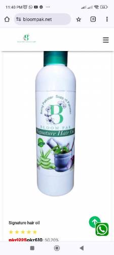 BLOOM PAK SIGNATURE HAIR OIL
