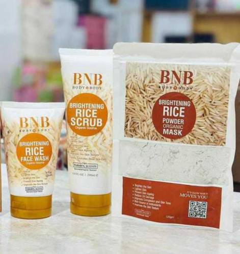 Bnb Whitening Rice Organic Glow KitBnb Whitening Rice Organic Glow Kit
