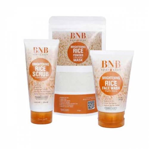 Bnb Whitening Rice Organic Glow KitBnb Whitening Rice Organic Glow Kit