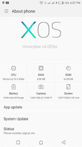Mobile for sale used Infinix X 603- 6/64