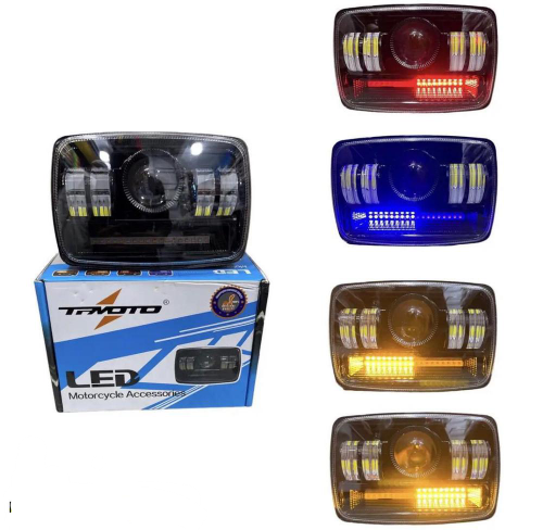 headlight with police light 125&70 bike 