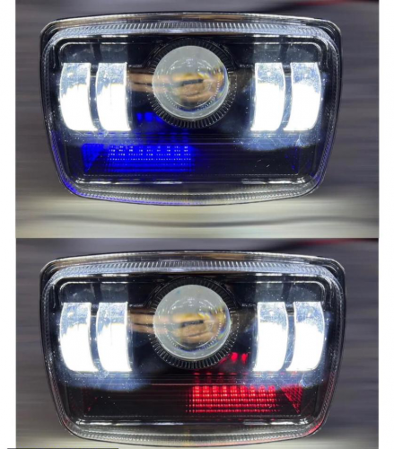 headlight with police light 125&70 bike 
