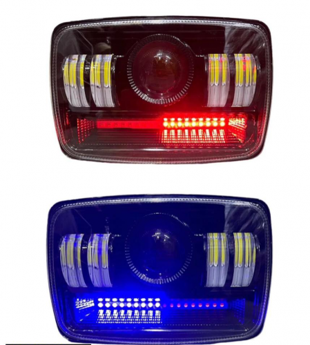 headlight with police light 125&70 bike 