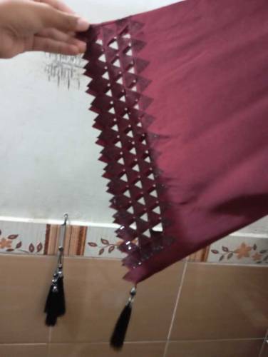cutwork abaya bara gher 