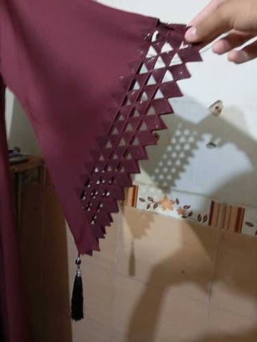 cutwork abaya bara gher 