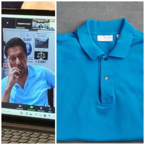 Imran Khan Viral 💙 shirt is available now. With free delivery charges.