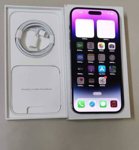 Iphone 14 pro max PTA approved box pack 256gb 03287090012 contact 