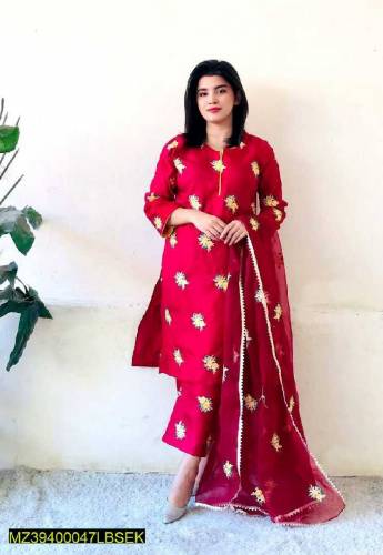 3 pcs katana stitched suit 
