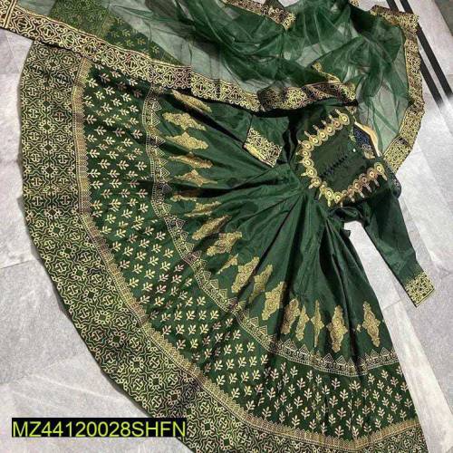 women chiffon embroidered dress 